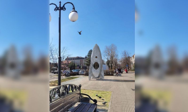 Шестиметровую интерактивную скульптуру-ракету установят в Краснодаре