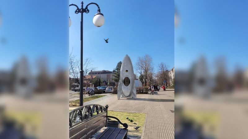 Шестиметровую интерактивную скульптуру-ракету установят в Краснодаре