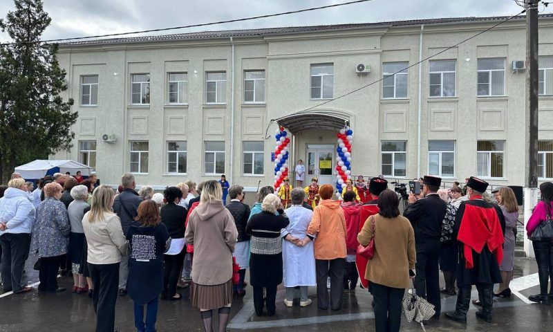 В Тихорецком районе завершили капитальный ремонт больницы на 41,2 млн рублей