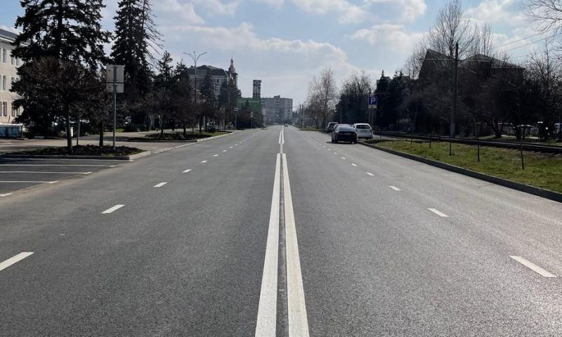 В Краснодаре отремонтировали улицу Стасова по нацпроекту