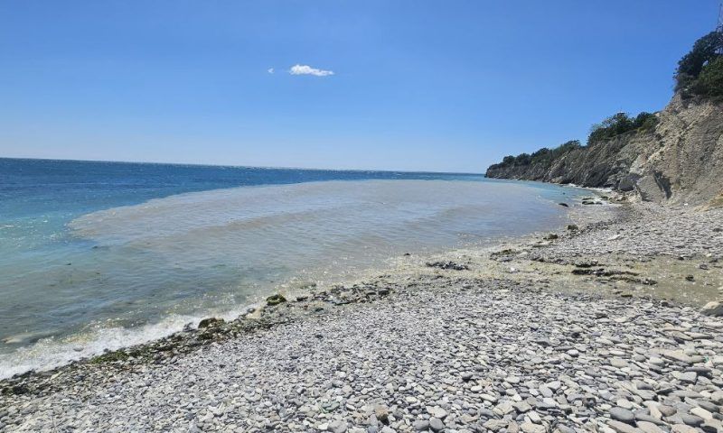 В Новороссийске обнаружили трубу, по которой грязную воду сливали в море