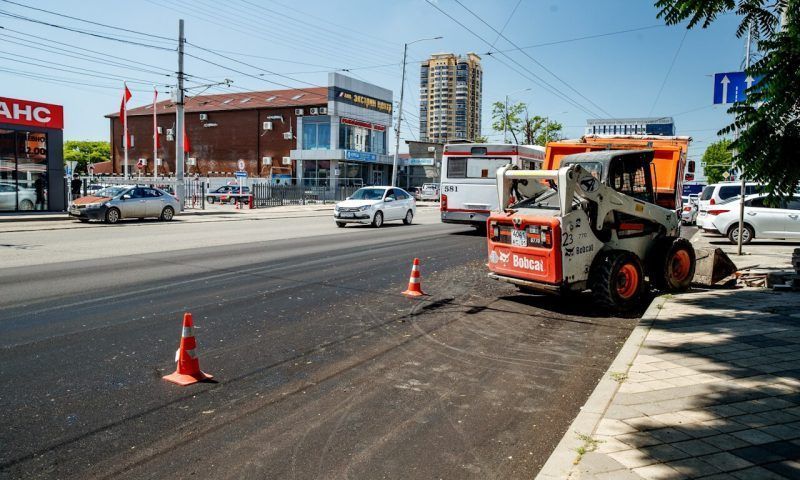 Ремонт дороги на улице Северной в Краснодаре завершат до конца июня