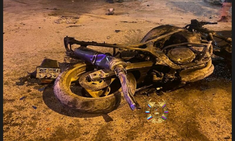 Мотоциклист погиб в массовом ДТП на встречке под Краснодаром