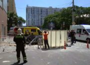 Водителя и пассажиров упавшего с парковки ТРЦ в Краснодаре BMW спасти не удалось