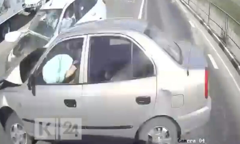 Появилось видео ДТП с маршруткой в Краснодаре, где пострадали 7 человек