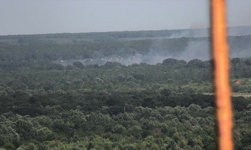Два лесных пожара площадью 3,2 га ликвидировали под Краснодаром
