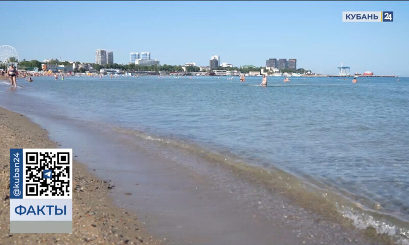 Температура воды в Черном море 23 июля прогрелась до +29 °С