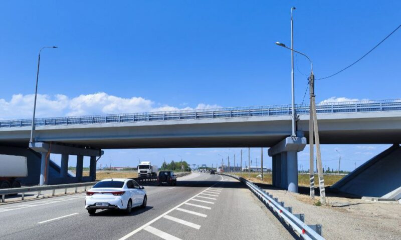 Ремонт путепровода на М-4 между Кубанью и Адыгеей завершили раньше срока