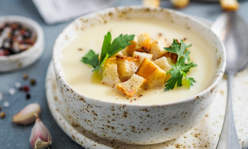 Простой рецепт холодного французского супа вишисуаз