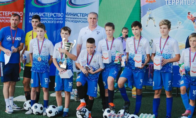 Сильнейшие команды по дворовому футболу выявили в Краснодарском крае