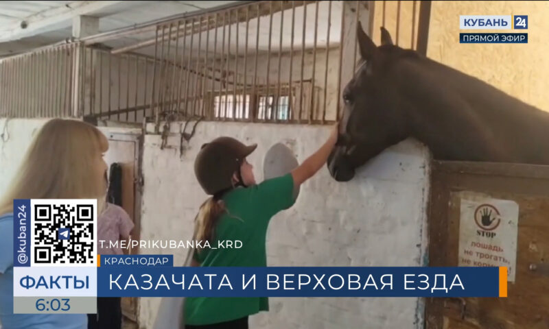 Казачат будут обучать верховой езде в спортивном комплексе в Елизаветинской