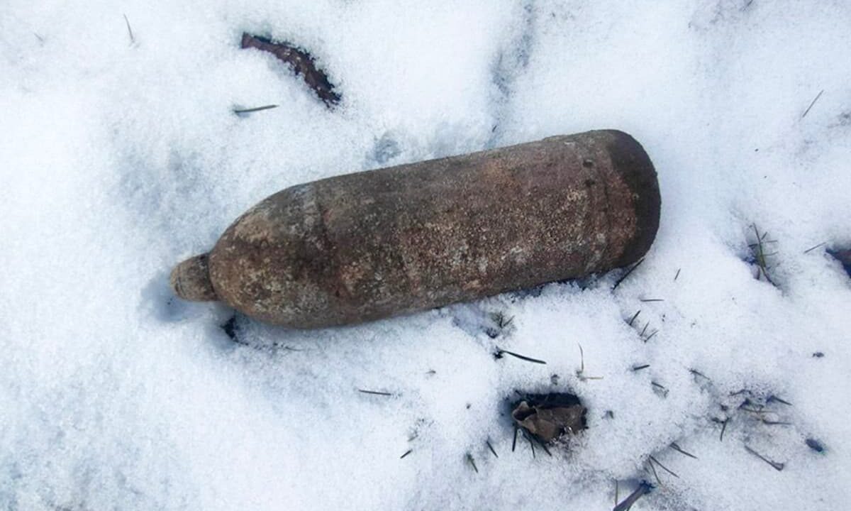 Танковый боеприпас выкопали во дворе частного дома в Крымском районе