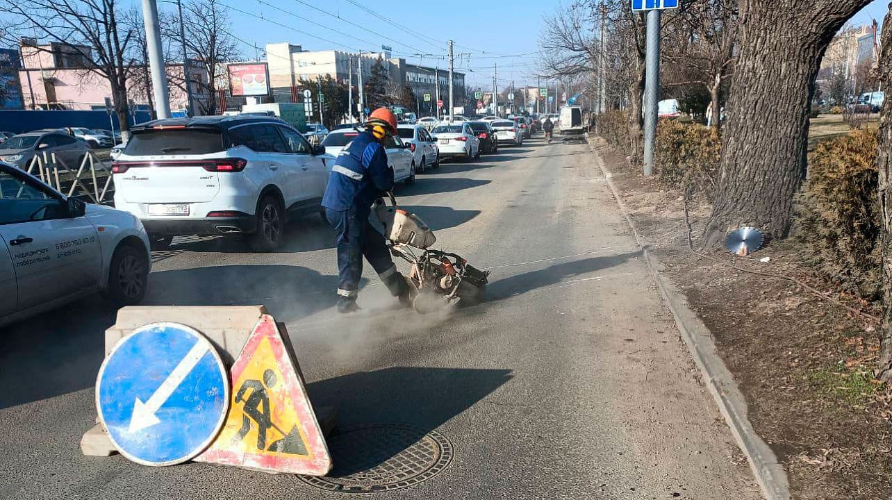 Движение ограничат в ночь на 15 февраля на улице Московской в Краснодаре