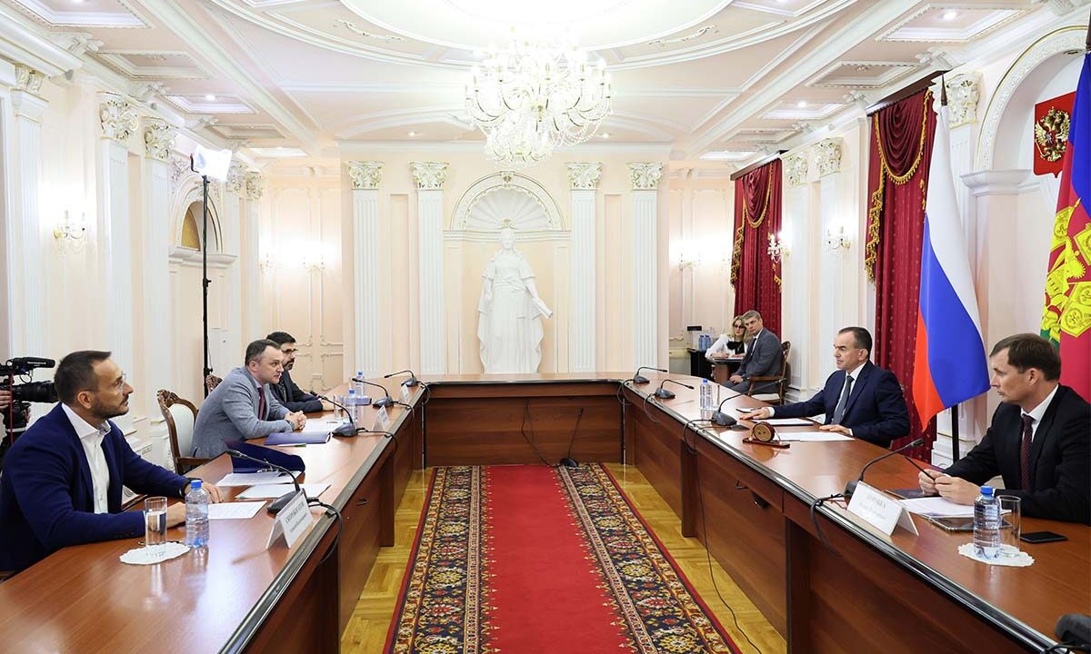 Кондратьев встретился с руководством агрокомплекса «Лабинский»
