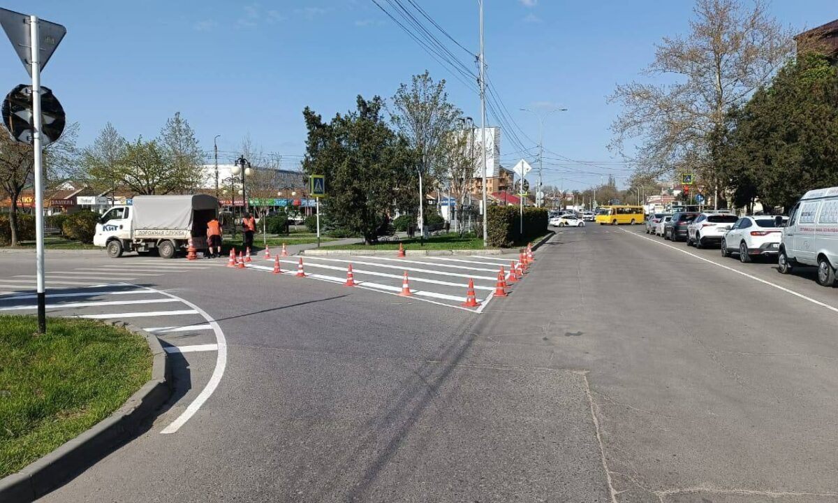 В Анапе изменили схему дорожного движения у Южного рынка