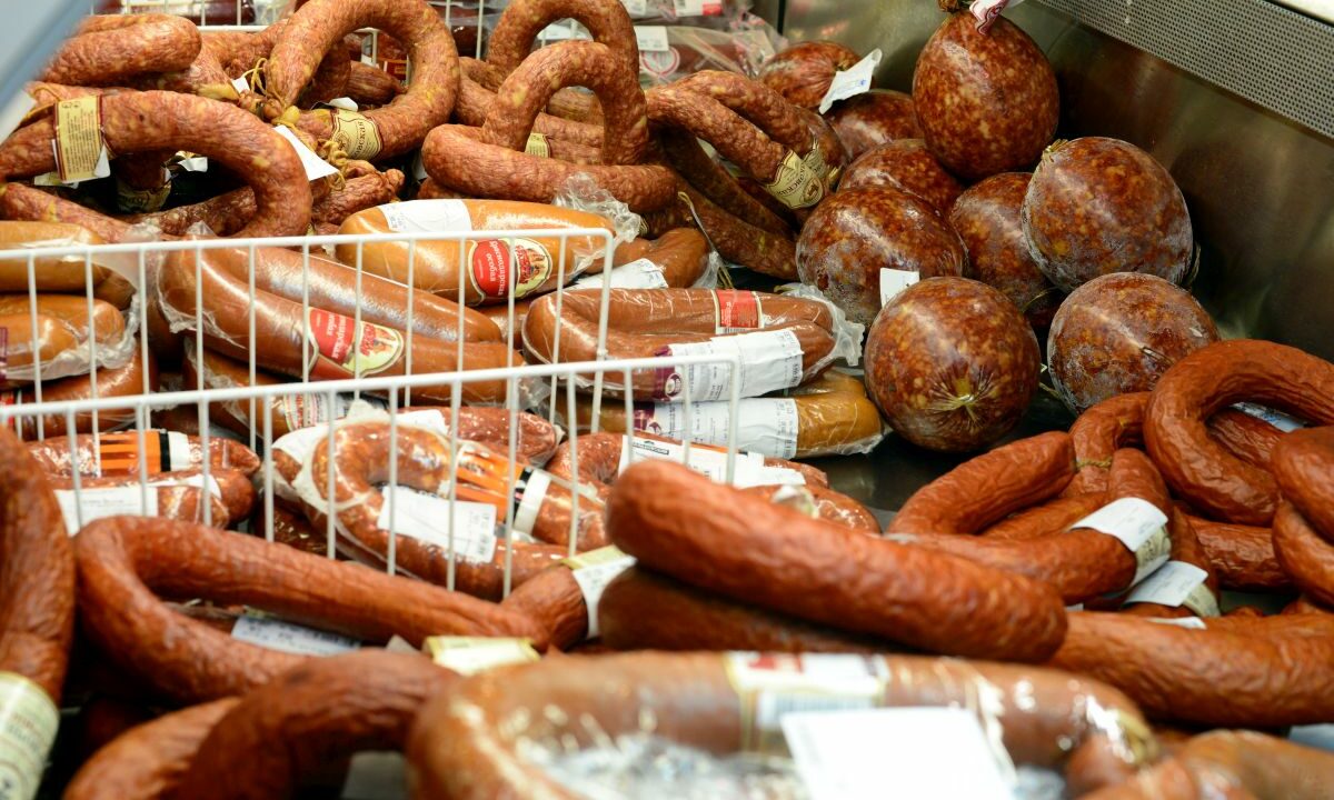 Экспорт произведенных в Краснодарском крае колбас вырос на 14%