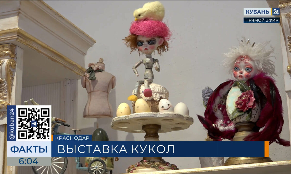 Выставка кукол ручной работы и дизайнерских игрушек прошла в Краснодаре