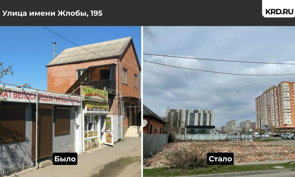 Самовольно построенные кафе и пункт проката снесли напротив парка «Краснодар»
