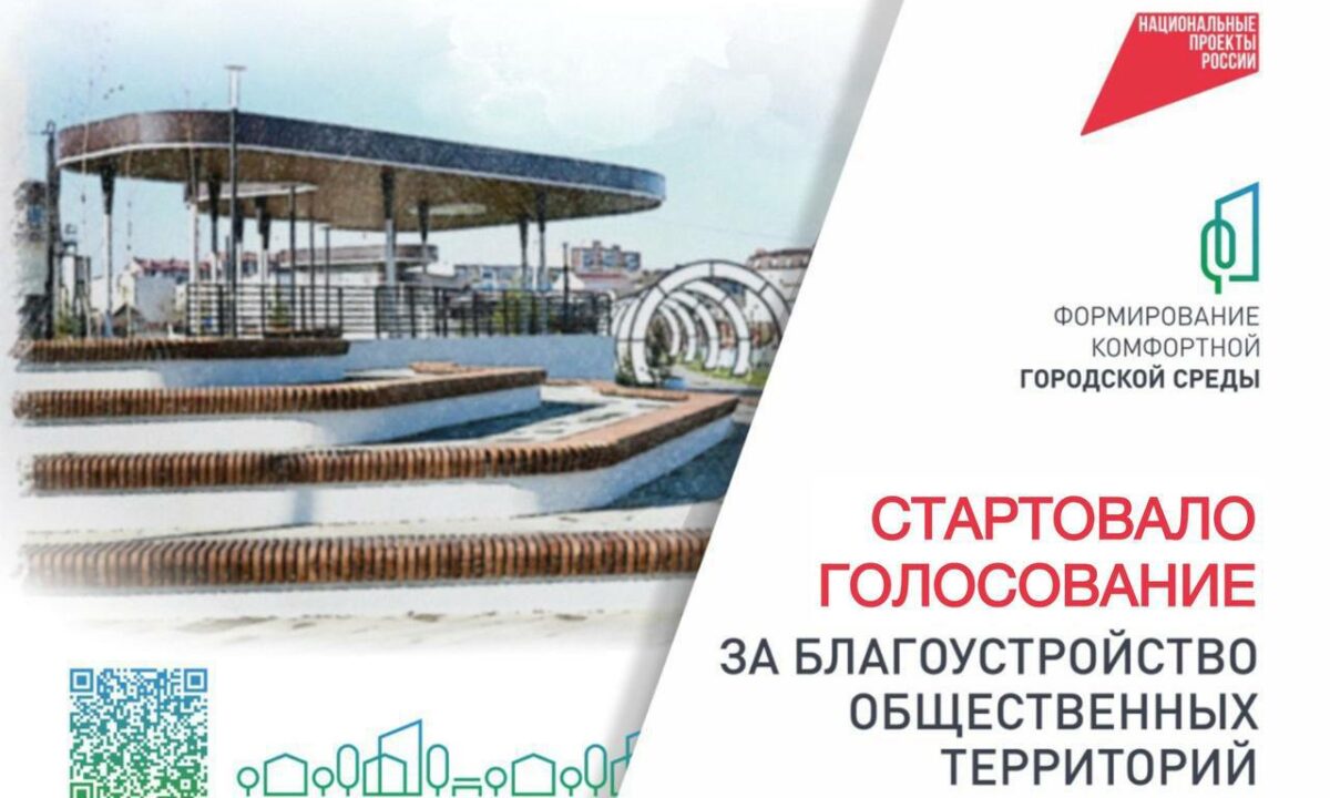 В голосовании за объекты благоустройства участвуют 115 общественных зон Кубани