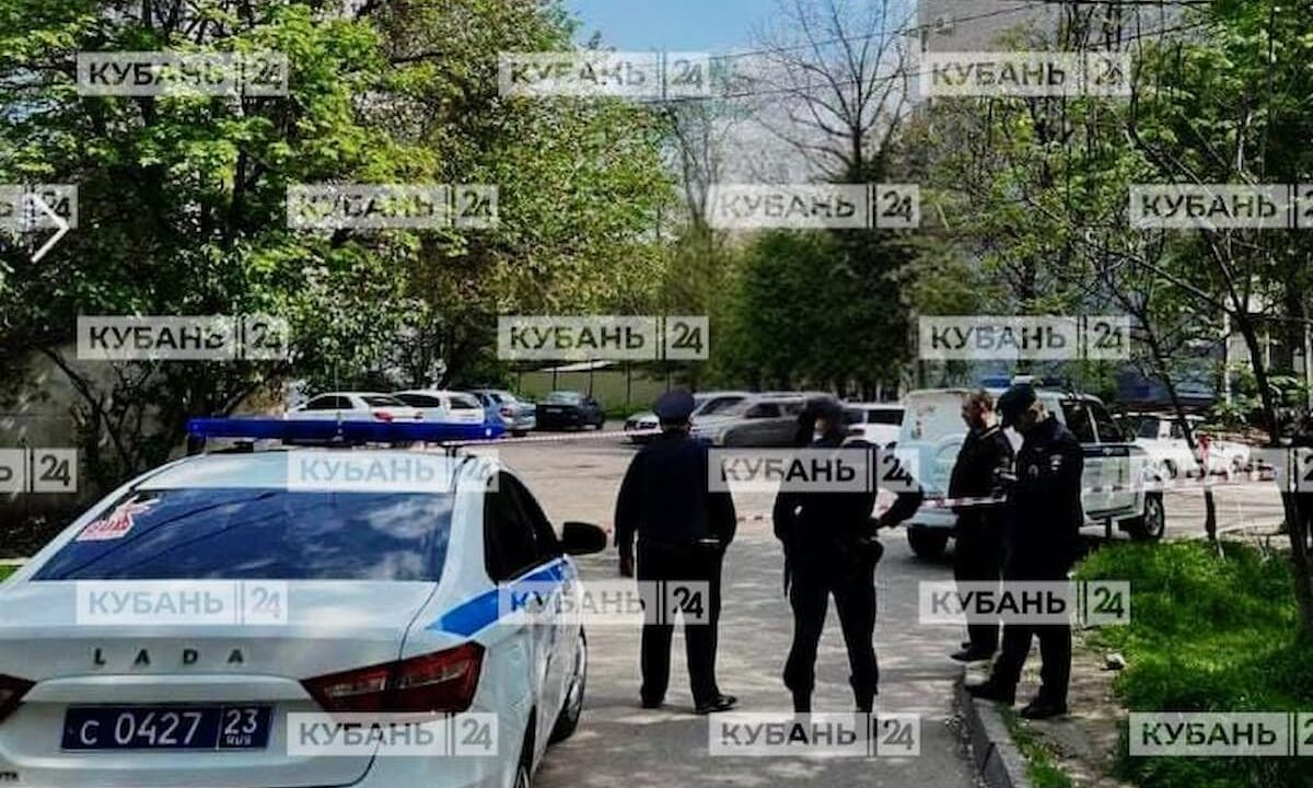 Неизвестные расстреляли местного жителя около многоэтажки в Краснодаре