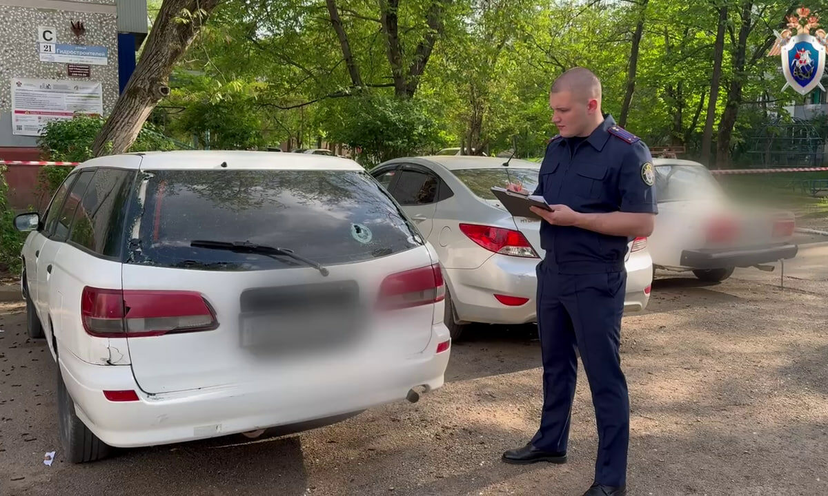 СК опубликовал видео с места стрельбы в микрорайоне Гидростроителей в Краснодаре