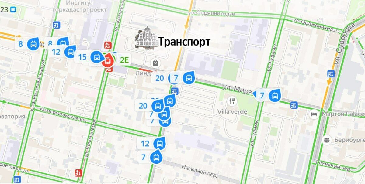 В центре Краснодара утром 9 апреля встали троллейбусы из-за отключения сети