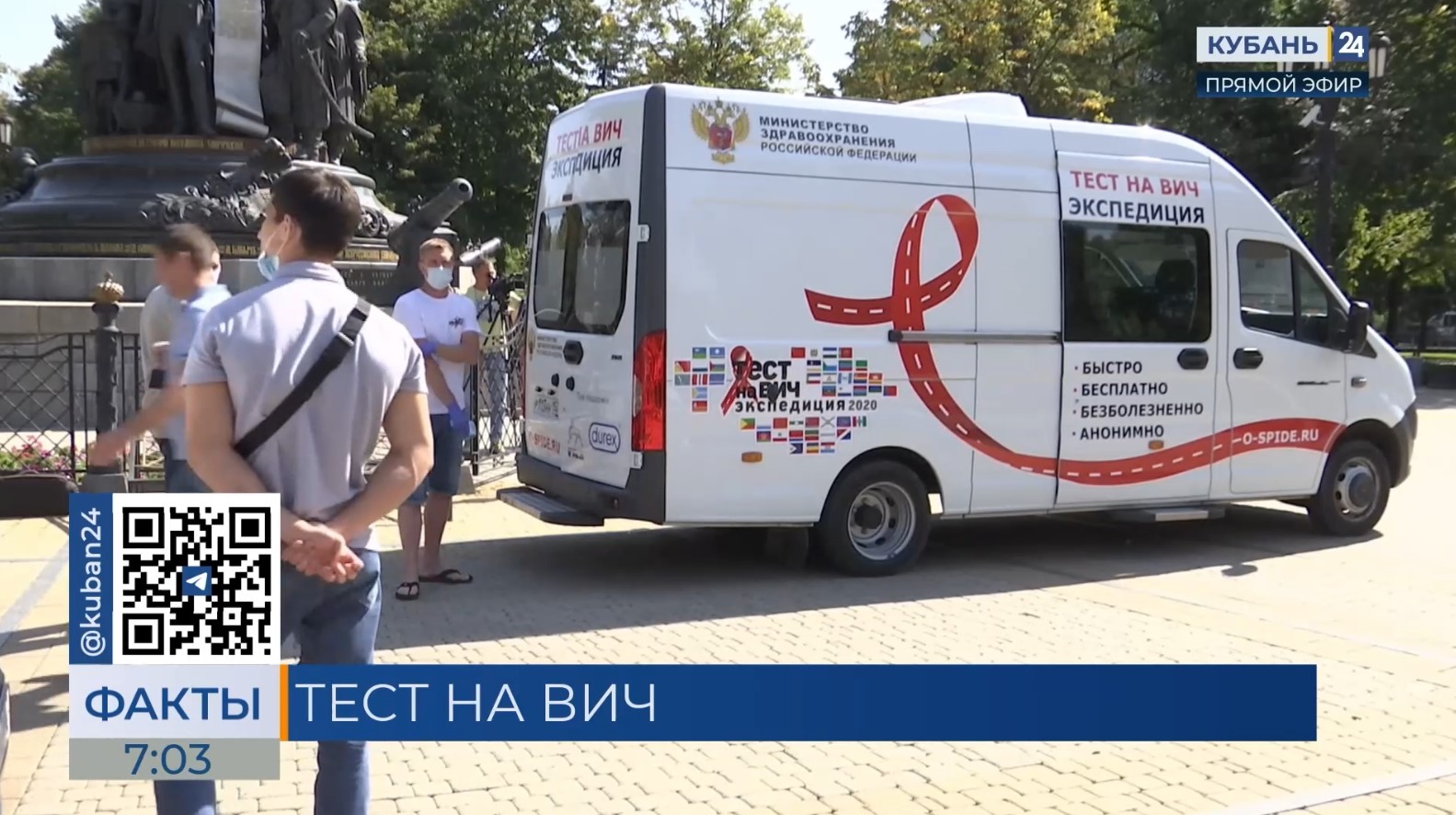 Бесплатное тестирование на ВИЧ проведут 22 мая в Краснодаре