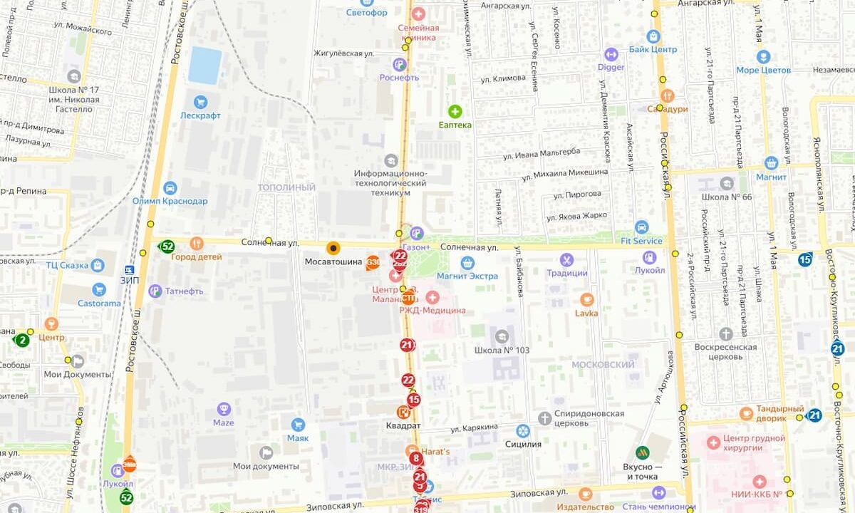 В Краснодаре из-за обрыва провода остановилось движение трамваев на Московской