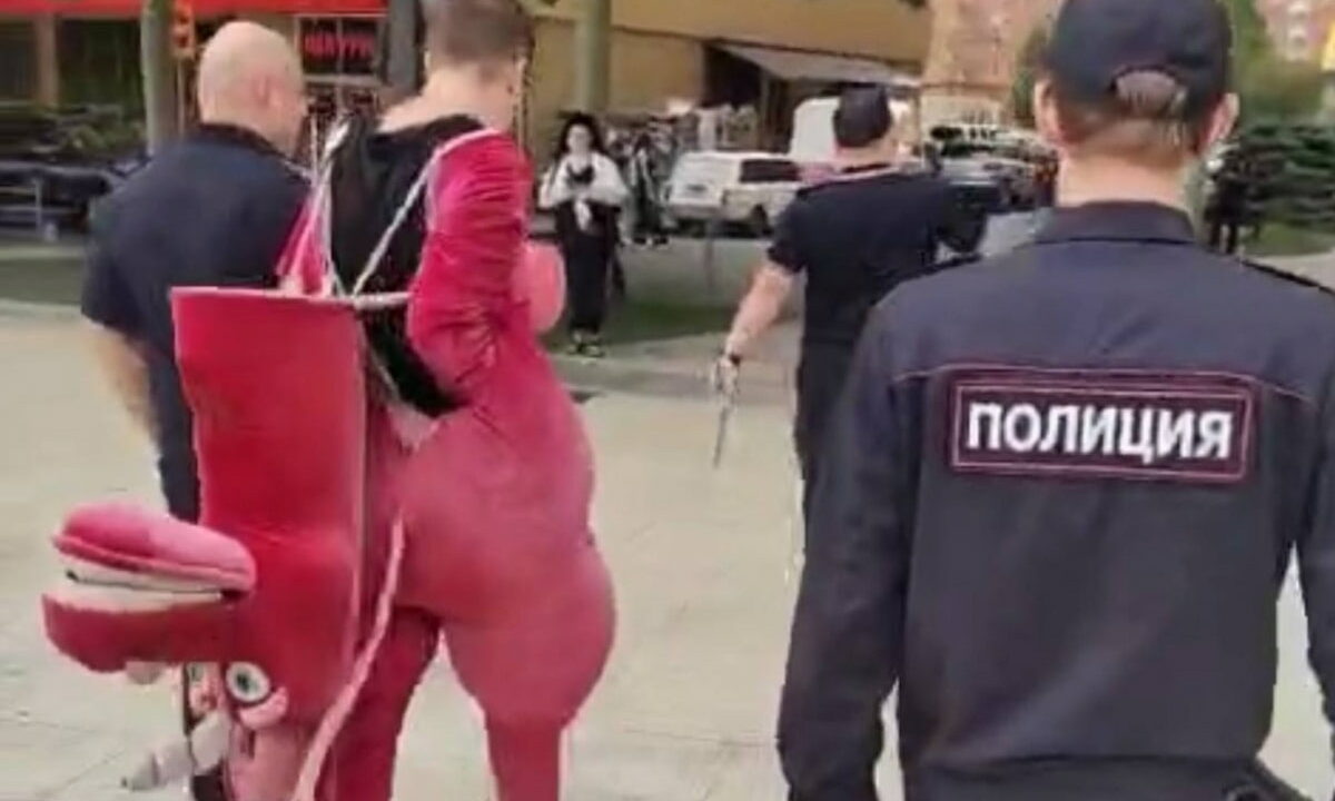 Аниматоров в костюмах единорогов задержали около парка «Краснодар»