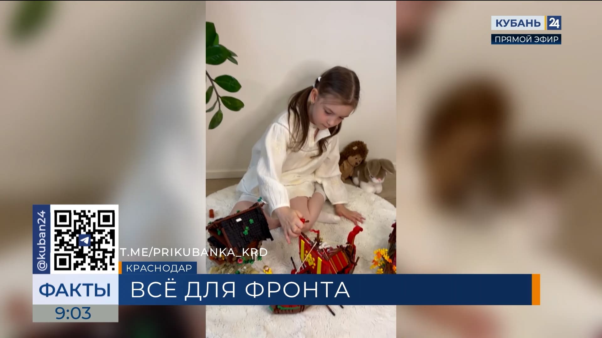 Девочка из Краснодара в свой день рождения купила сладости для бойцов СВО