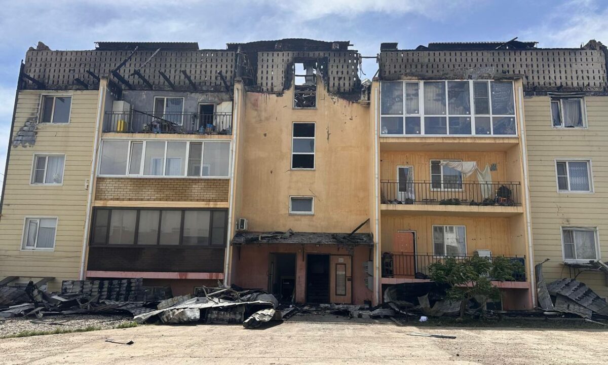 В Староминской 4 семьи из сгоревшей многоэтажки обратились за временным жильем