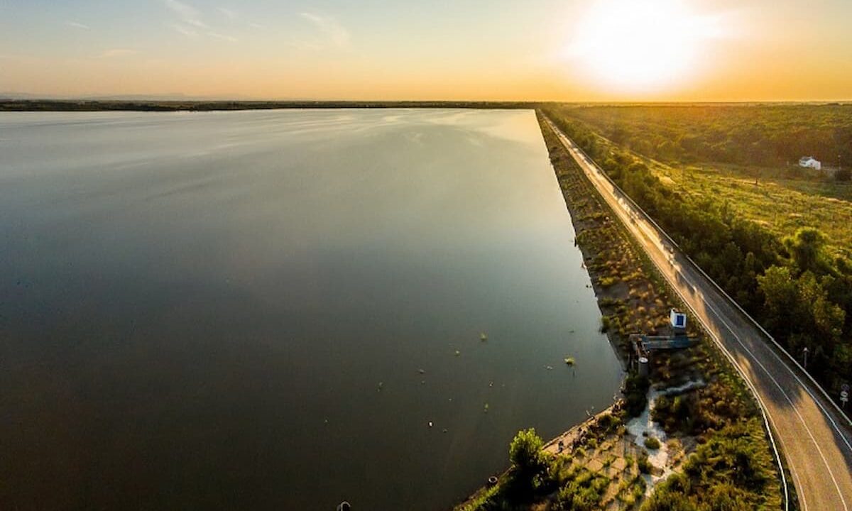 Уровень воды в Краснодарском водохранилище упал ниже нормы