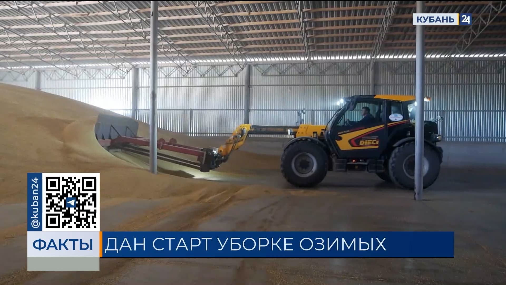 С начала уборочной кампании на Кубани собрали порядка 200 тыс. тонн зерна