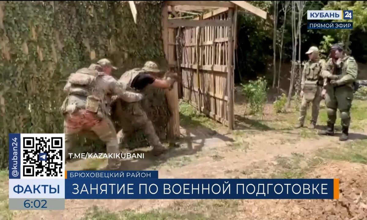 Занятия по начальной военной подготовке прошли в Брюховецком районе