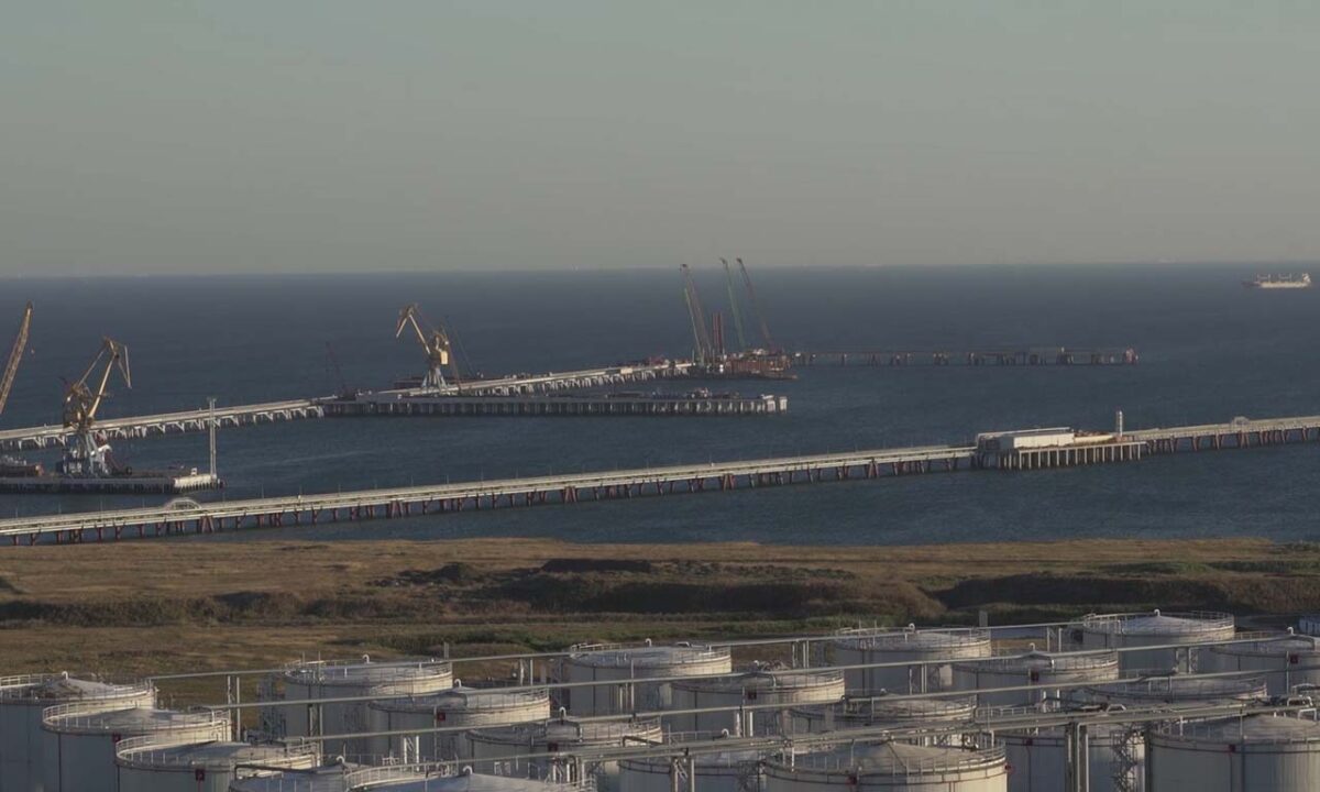 В морпорту Темрюка ввели в эксплуатацию акваторию нефтяного терминала