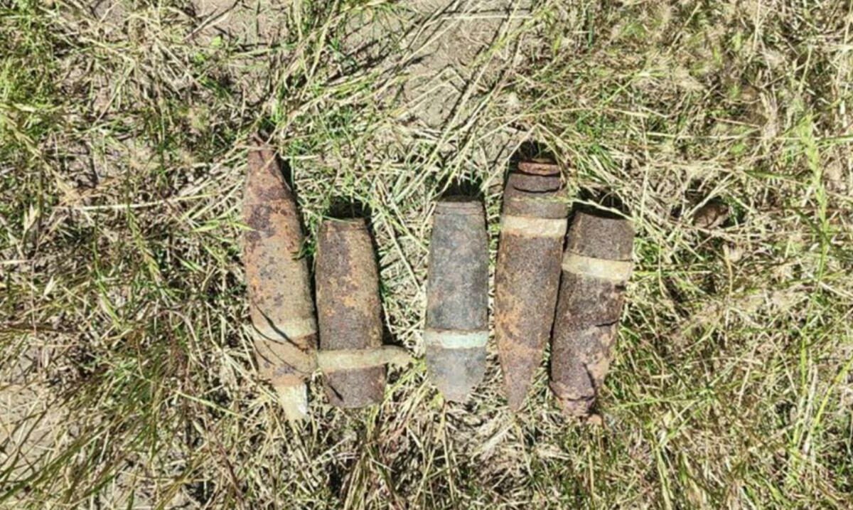 Пять артиллерийских снарядов времен войны нашли на стройке в Краснодаре