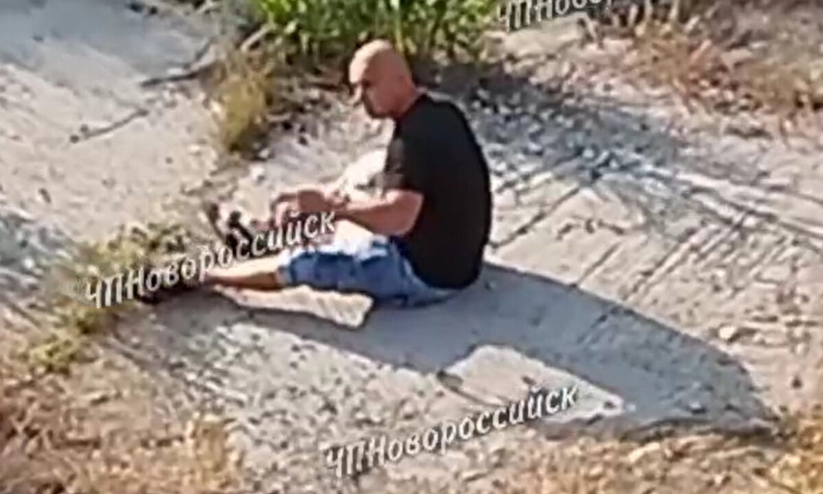 В Новороссийске полиция ищет мужчину, который душил собаку и угрожал прохожим