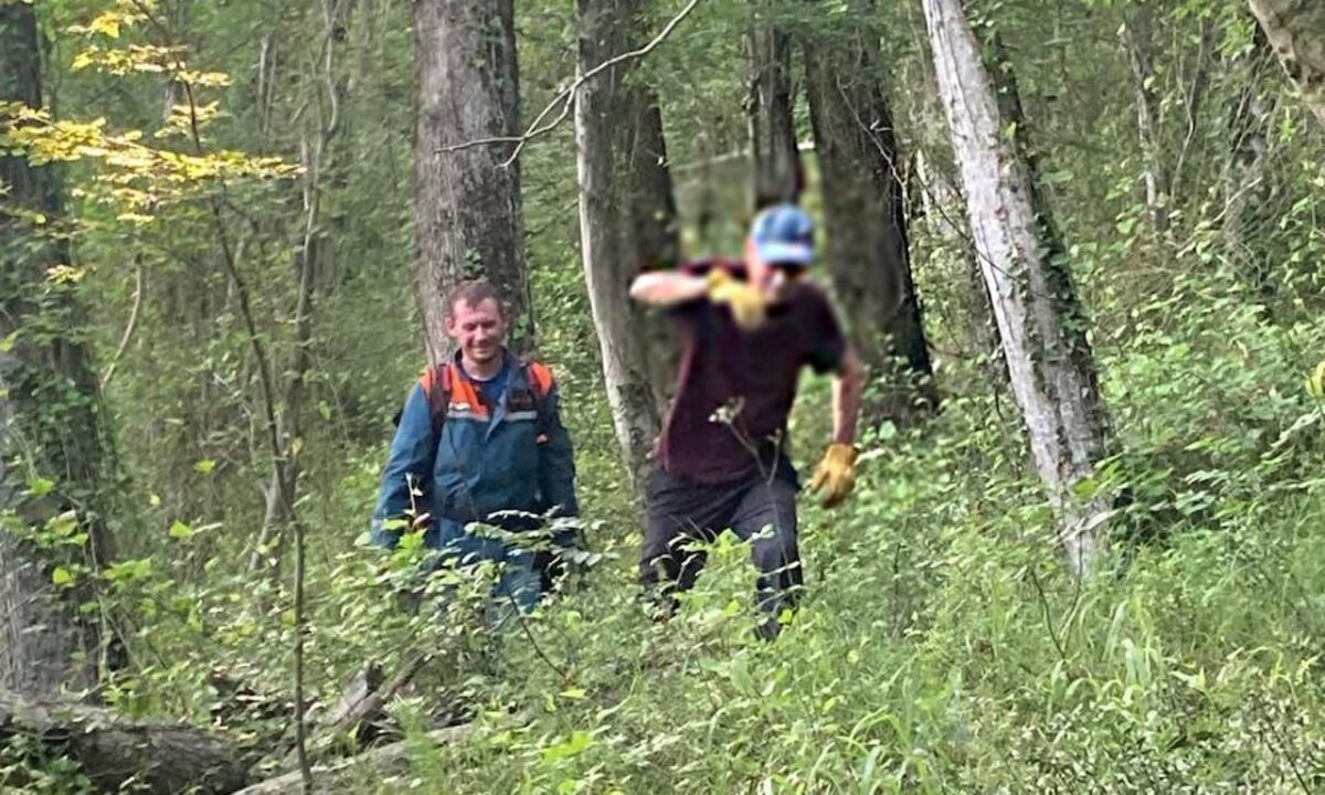 В Сочи спасатели вывели из леса пенсионера, перепутавшего тропу с газопроводом