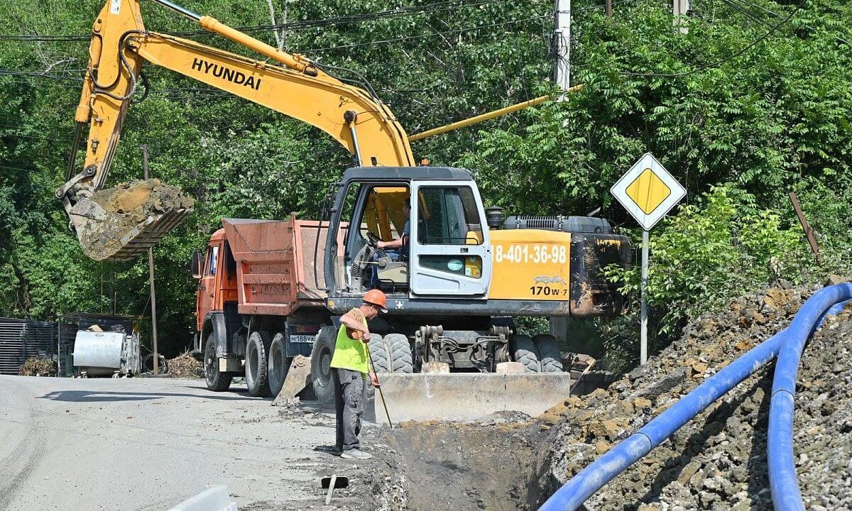 В Сочи построят 13,5 километра сетей водопровода и канализации в Кудепсте