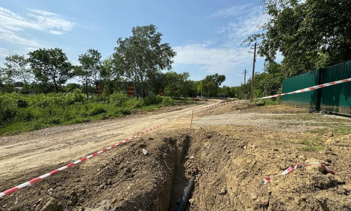 В станице Саратовской под Горячим Ключом заменят водовод и построят новую дорогу