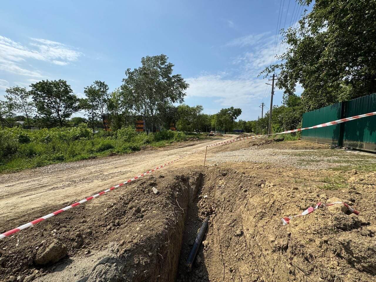 В станице Саратовской под Горячим Ключом заменят водовод и построят новую дорогу