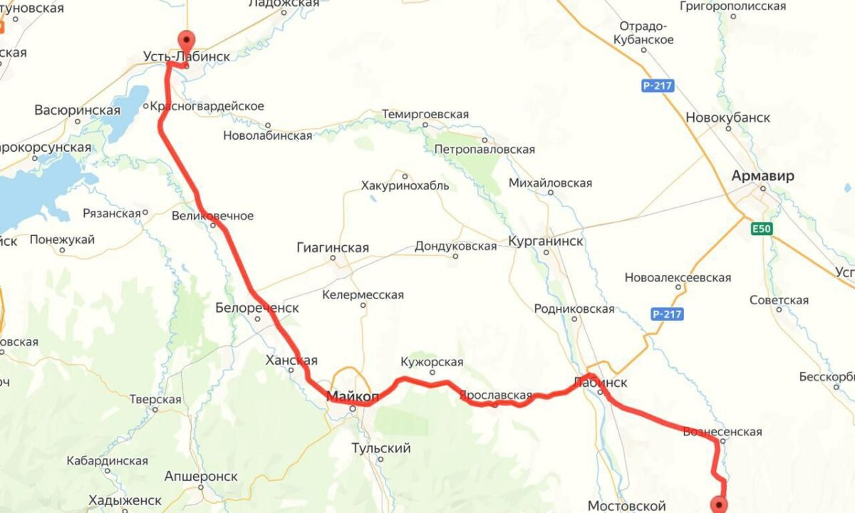 На 3,5 месяца перекроют трассу Усть-Лабинск — Упорная в Курганинском районе