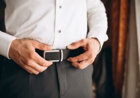 Morning of the groom