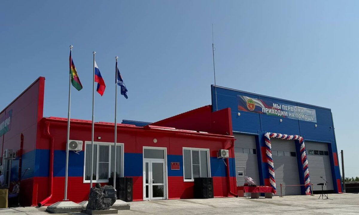 Новое пожарное депо открыли в Гулькевичском районе