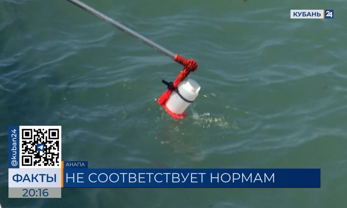 Концентрация вредных веществ на пляжах Анапы пока превышает допустимые нормы