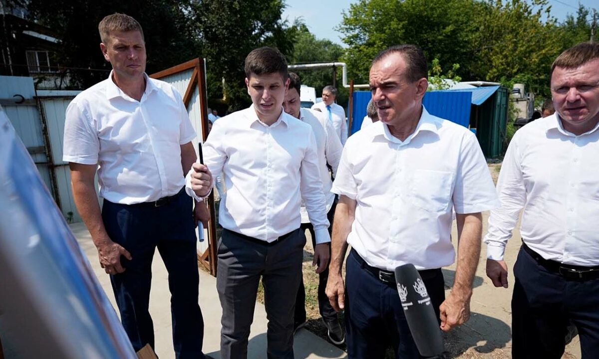 Вениамин Кондратьев проинспектировал строительство соцобъектов в Краснодаре
