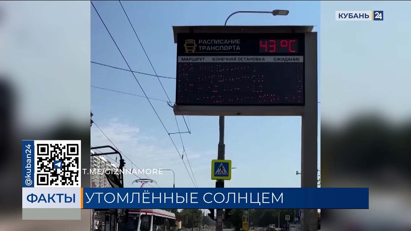 Шесть населенных пунктов Кубани вошли в топ-10 самых жарких мест России