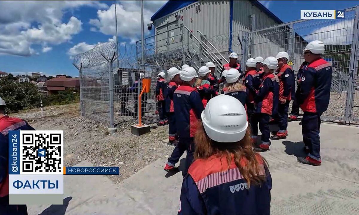 Экскурсию по резервуарному парку Морского терминала КТК провели в Новороссийске