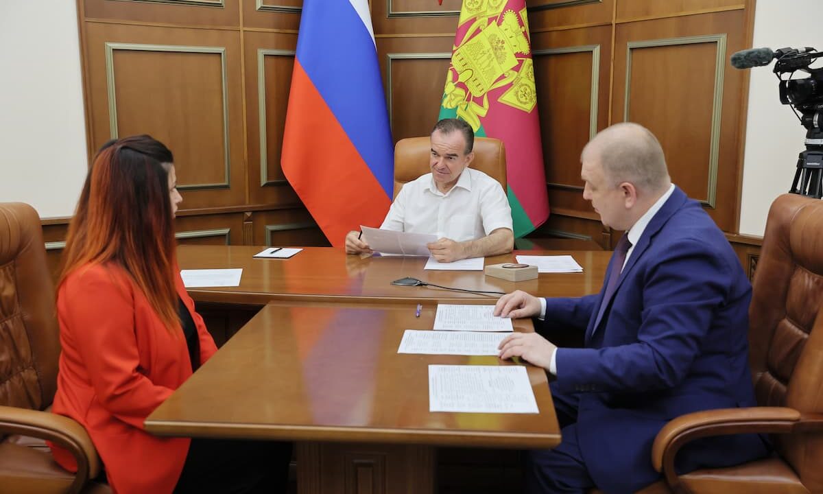 Вениамин Кондратьев провел личный прием граждан в Краснодаре