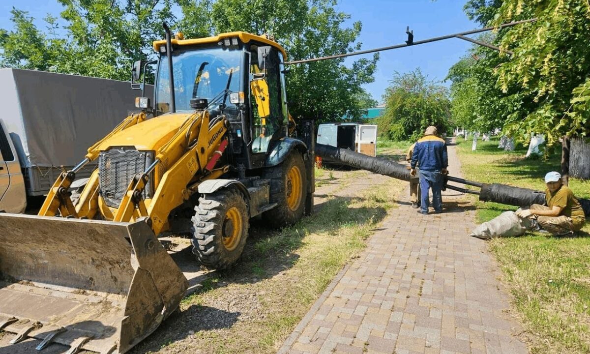 Теплосети начали обновлять по нацпроекту в станице Выселки